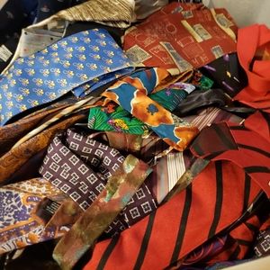 20 Various Mens Ties for craft projects